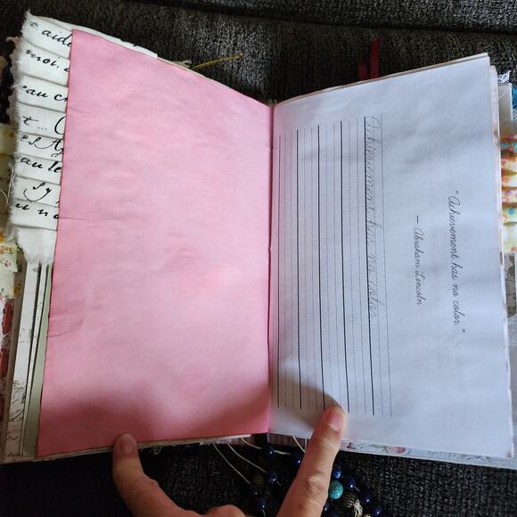 "More Than Happy" Junk Journal, 9in x 6in x 2.5in, 158pages - Picture 11 of 15